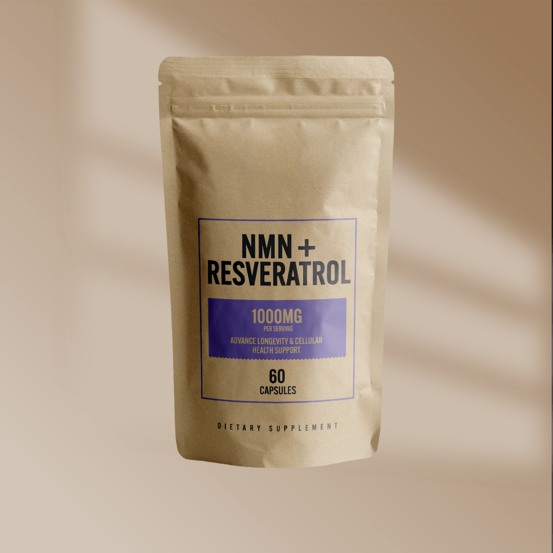 Unlock the Secret to Longevity with NMN + Resveratrol Capsules - Orgenism
