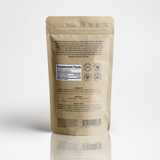 Grass Fed Bone Marrow Capsules - Orgenism